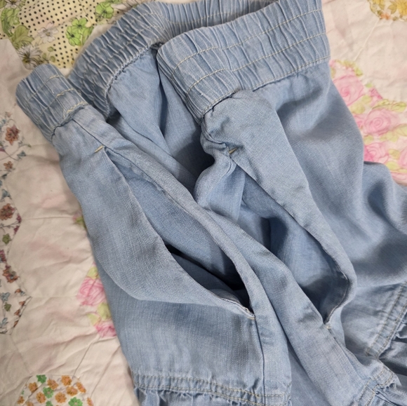 SIGRID OLSEN Light Blue Tiered Skirt Large - Picture 4 of 9